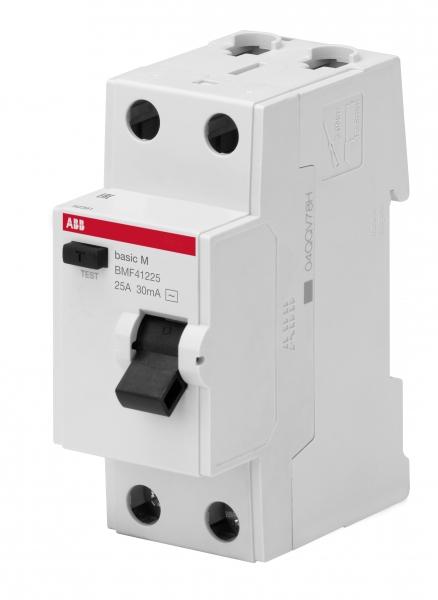 Устройство защитного отключения  2П  63А  100мA  ABB  AC, BMF42263