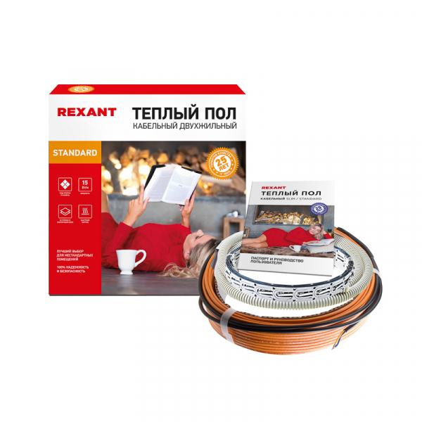 REXANT Теплый пол RND -30-450 (450Вт/30м/ S обогрева, м2: 2,7-3,8) (двужильный) 51-0514-3